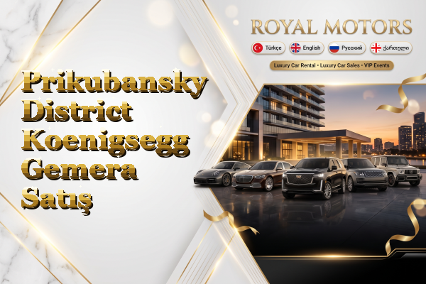 Prikubansky District Koenigsegg Gemera Satış