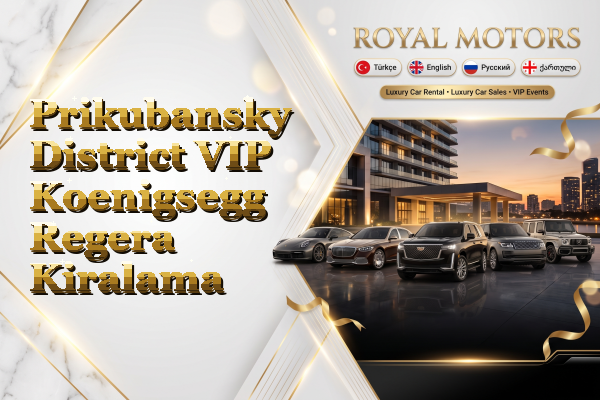 Prikubansky District VIP Koenigsegg Regera Kiralama