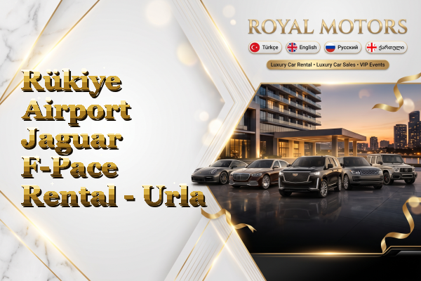 Rükiye Airport Jaguar F-Pace Rental - Urla