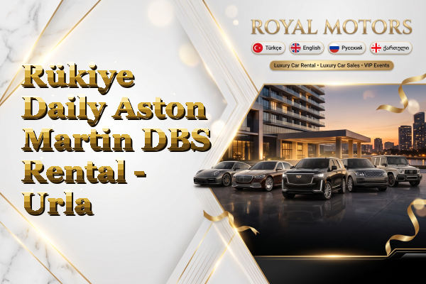 Rükiye Daily Aston Martin DBS Rental - Urla