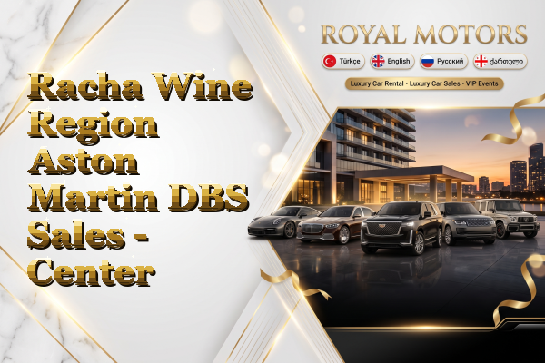 Racha Wine Region Aston Martin DBS Sales - Center