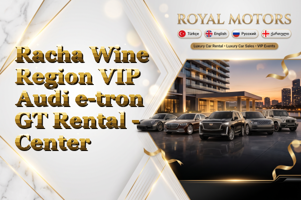 Racha Wine Region VIP Audi e-tron GT Rental - Center