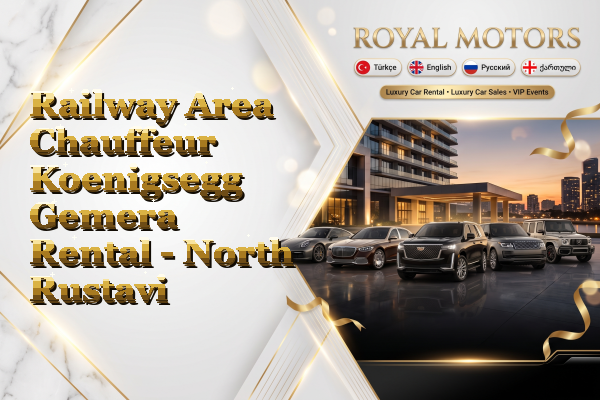 Railway Area Chauffeur Koenigsegg Gemera Rental - North Rustavi