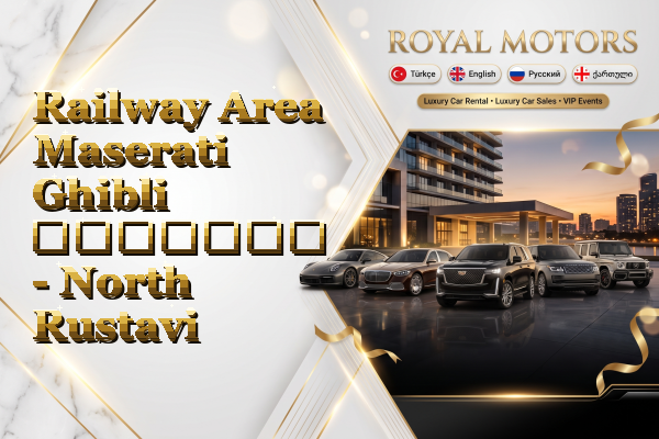 Railway Area Maserati Ghibli გაყიდვა - North Rustavi