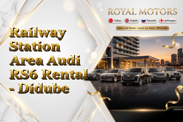 Railway Station Area Audi RS6 Rental - Didube