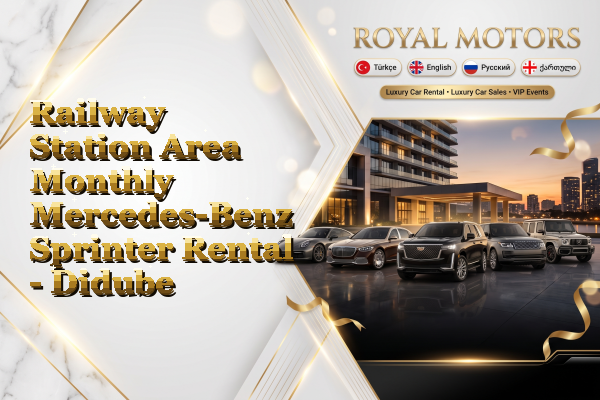 Railway Station Area Monthly Mercedes-Benz Sprinter Rental - Didube
