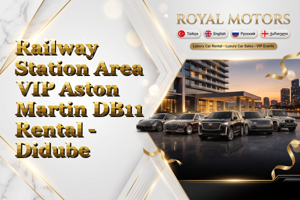 Railway Station Area VIP Aston Martin DB11 Rental - Didube