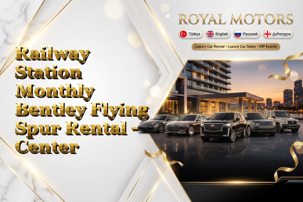 Railway Station Monthly Bentley Flying Spur Rental - Center