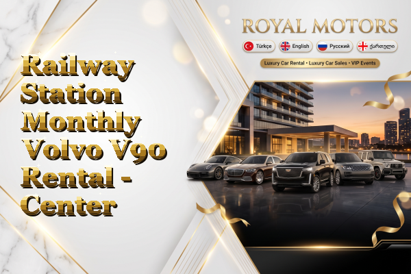 Railway Station Monthly Volvo V90 Rental - Center