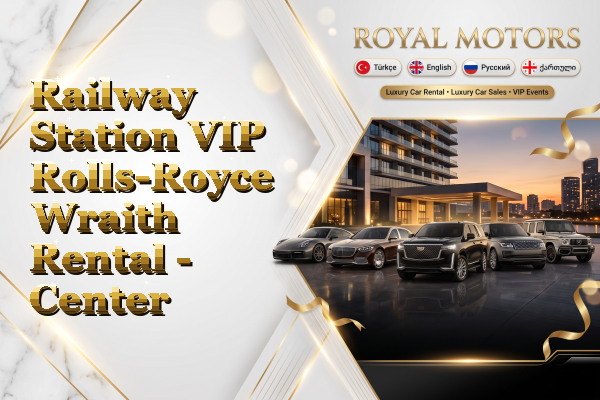 Railway Station VIP Rolls-Royce Wraith Rental - Center