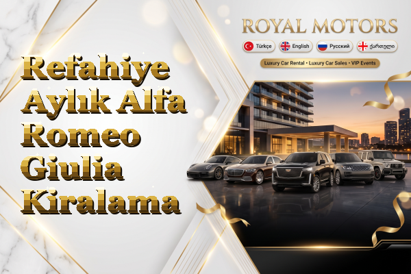 Refahiye Aylık Alfa Romeo Giulia Kiralama