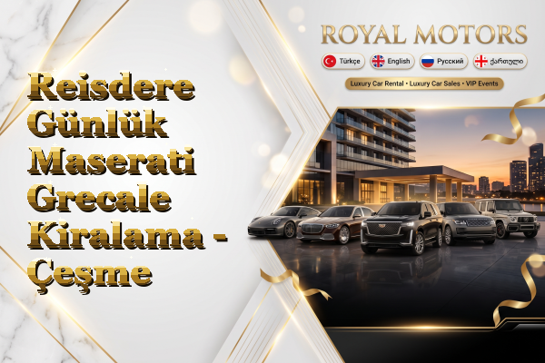 Reisdere Günlük Maserati Grecale Kiralama - Çeşme