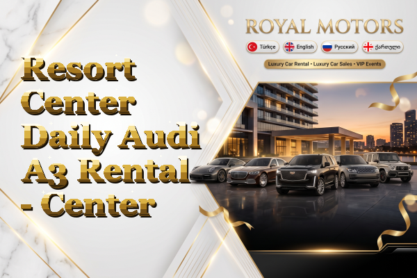 Resort Center Daily Audi A3 Rental - Center