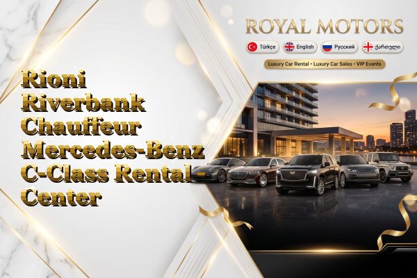 Rioni Riverbank Chauffeur Mercedes-Benz C-Class Rental - Center