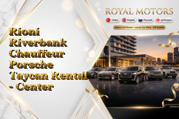 Rioni Riverbank Chauffeur Porsche Taycan Rental - Center