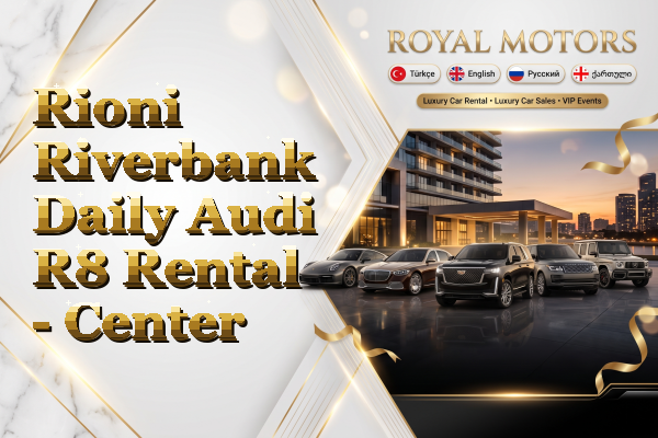 Rioni Riverbank Daily Audi R8 Rental - Center