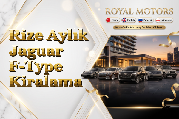 Rize Aylık Jaguar F-Type Kiralama