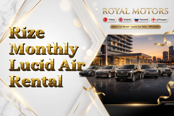 Rize Monthly Lucid Air Rental