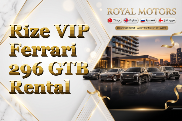 Rize VIP Ferrari 296 GTB Rental