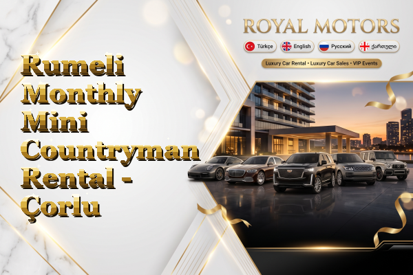 Rumeli Monthly Mini Countryman Rental - Çorlu