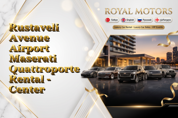 Rustaveli Avenue Airport Maserati Quattroporte Rental - Center