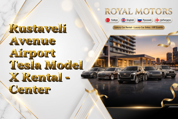 Rustaveli Avenue Airport Tesla Model X Rental - Center