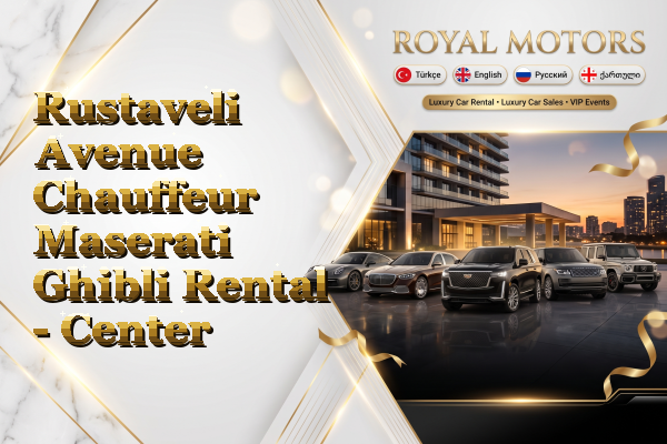 Rustaveli Avenue Chauffeur Maserati Ghibli Rental - Center