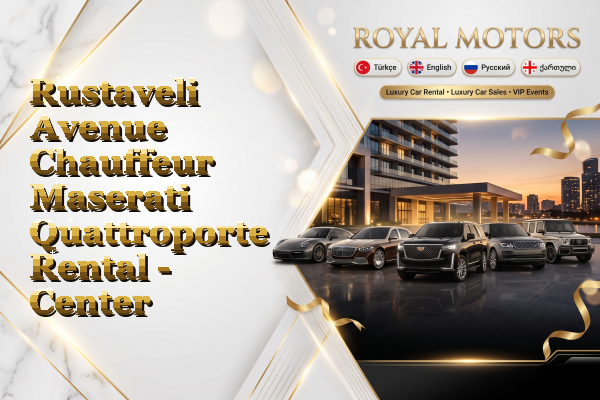 Rustaveli Avenue Chauffeur Maserati Quattroporte Rental - Center