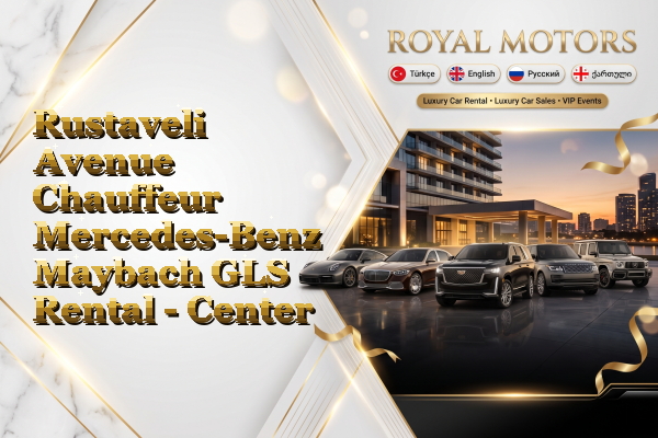 Rustaveli Avenue Chauffeur Mercedes-Benz Maybach GLS Rental - Center