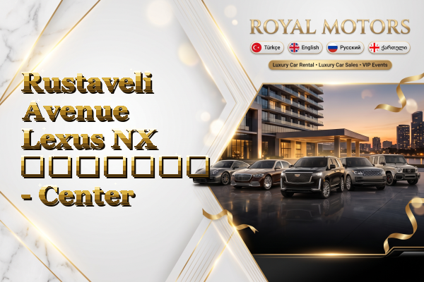 Rustaveli Avenue Lexus NX გაყიდვა - Center