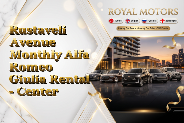Rustaveli Avenue Monthly Alfa Romeo Giulia Rental - Center