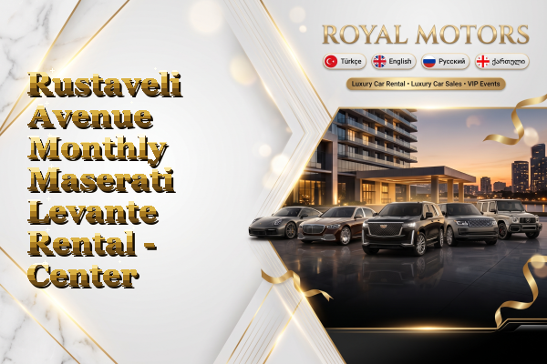 Rustaveli Avenue Monthly Maserati Levante Rental - Center