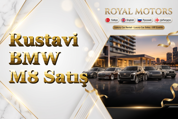 Rustavi BMW M8 Satış