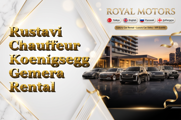 Rustavi Chauffeur Koenigsegg Gemera Rental