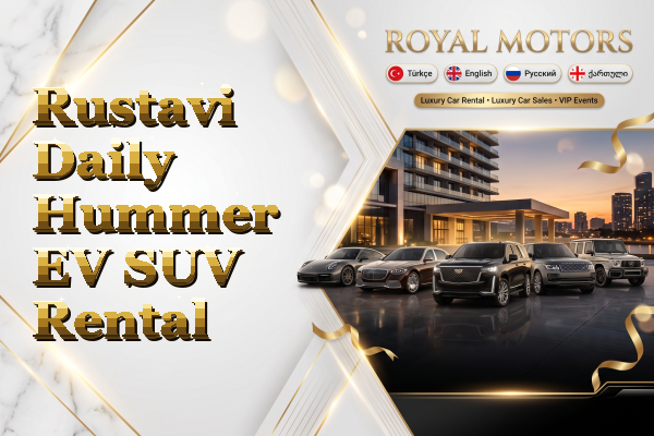 Rustavi Daily Hummer EV SUV Rental