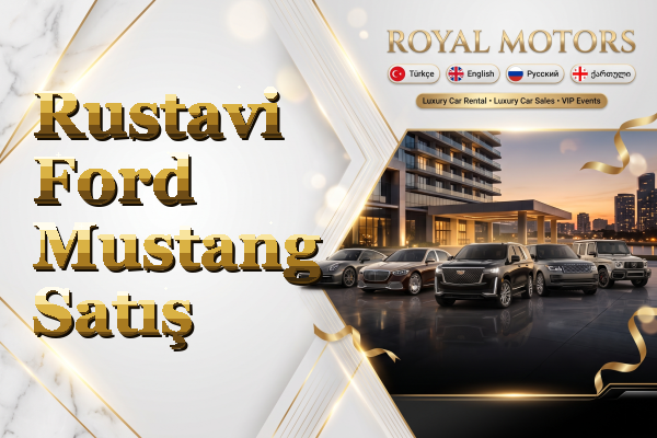 Rustavi Ford Mustang Satış