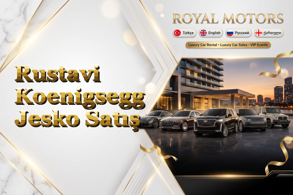 Rustavi Koenigsegg Jesko Satış
