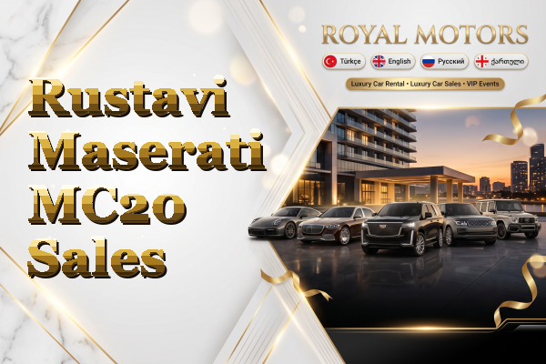 Rustavi Maserati MC20 Sales