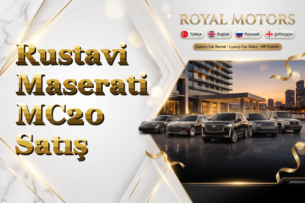 Rustavi Maserati MC20 Satış