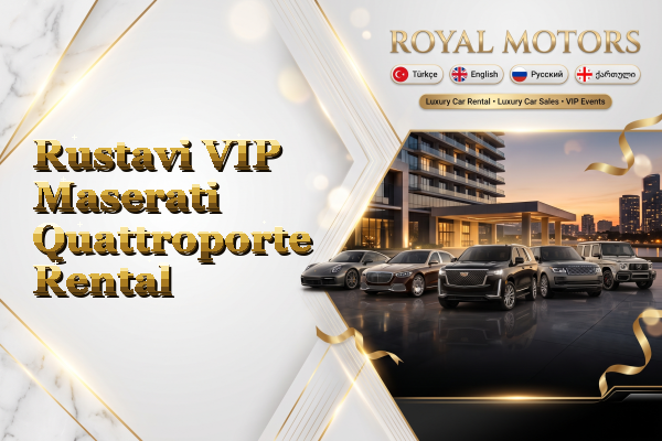 Rustavi VIP Maserati Quattroporte Rental