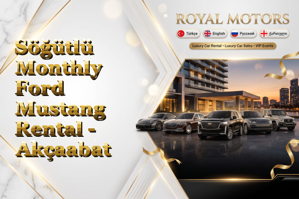 Söğütlü Monthly Ford Mustang Rental - Akçaabat