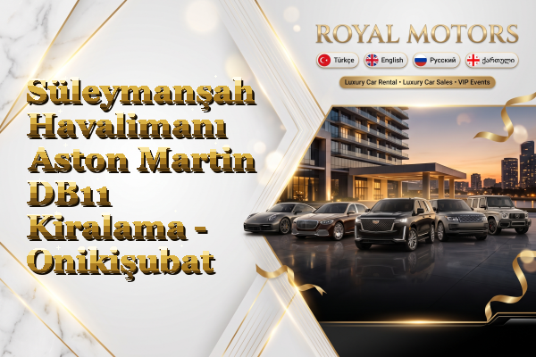 Süleymanşah Havalimanı Aston Martin DB11 Kiralama - Onikişubat