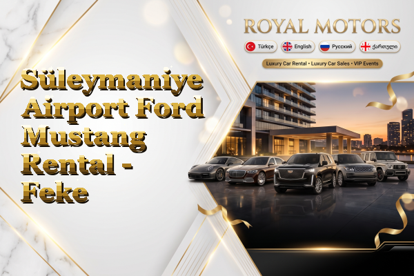 Süleymaniye Airport Ford Mustang Rental - Feke