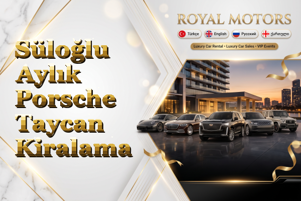 Süloğlu Aylık Porsche Taycan Kiralama