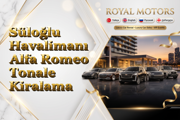 Süloğlu Havalimanı Alfa Romeo Tonale Kiralama