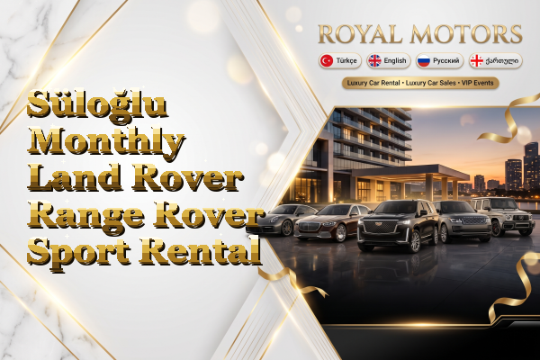 Süloğlu Monthly Land Rover Range Rover Sport Rental