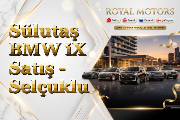 Sülutaş BMW iX Satış - Selçuklu