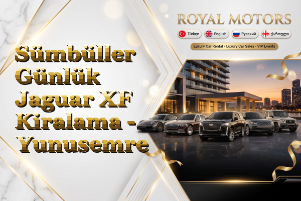Sümbüller Günlük Jaguar XF Kiralama - Yunusemre