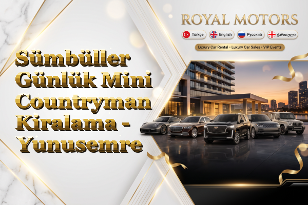 Sümbüller Günlük Mini Countryman Kiralama - Yunusemre