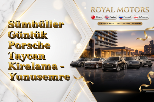 Sümbüller Günlük Porsche Taycan Kiralama - Yunusemre